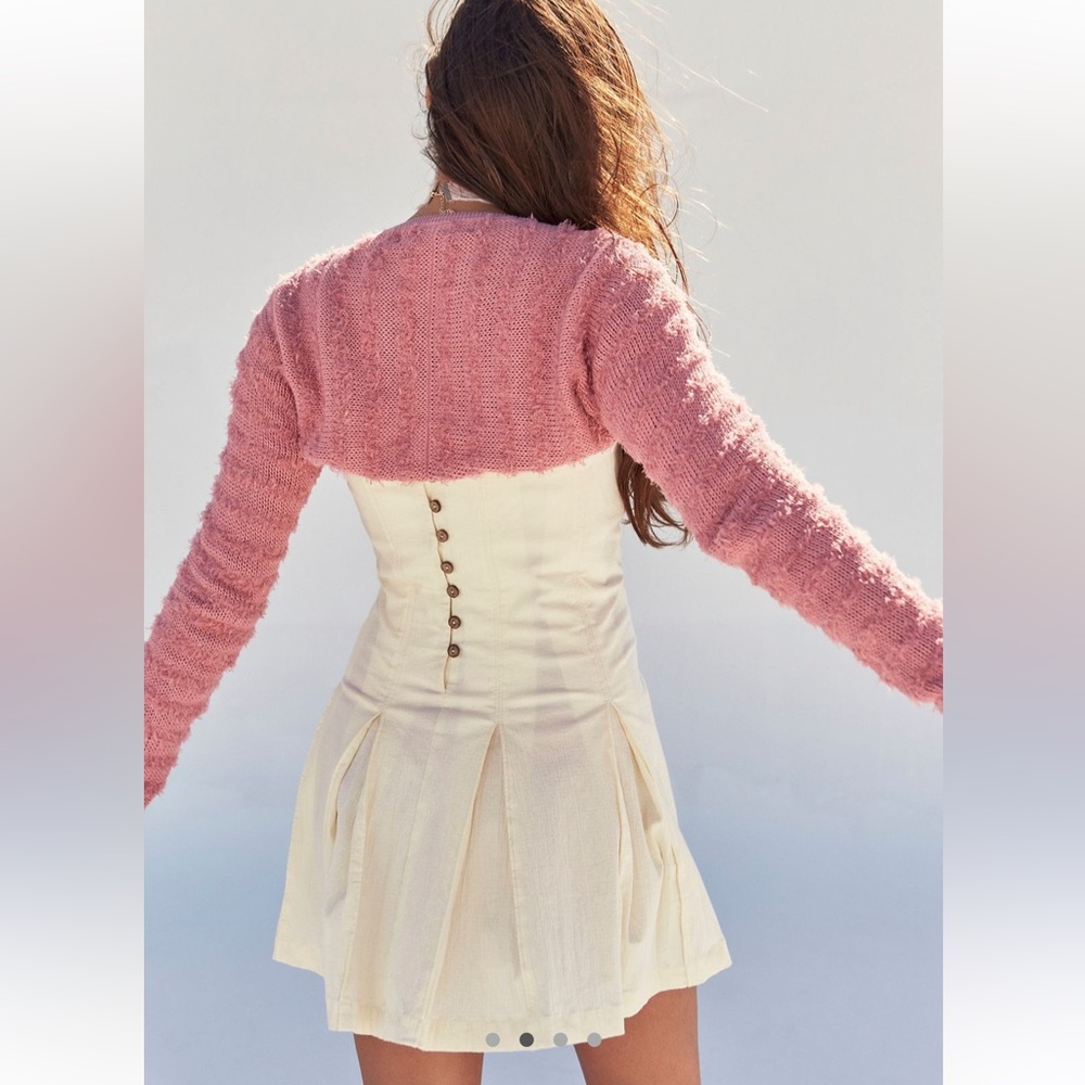 Free People Beach Shelly Sweater Shrug - Picture 2 of 6